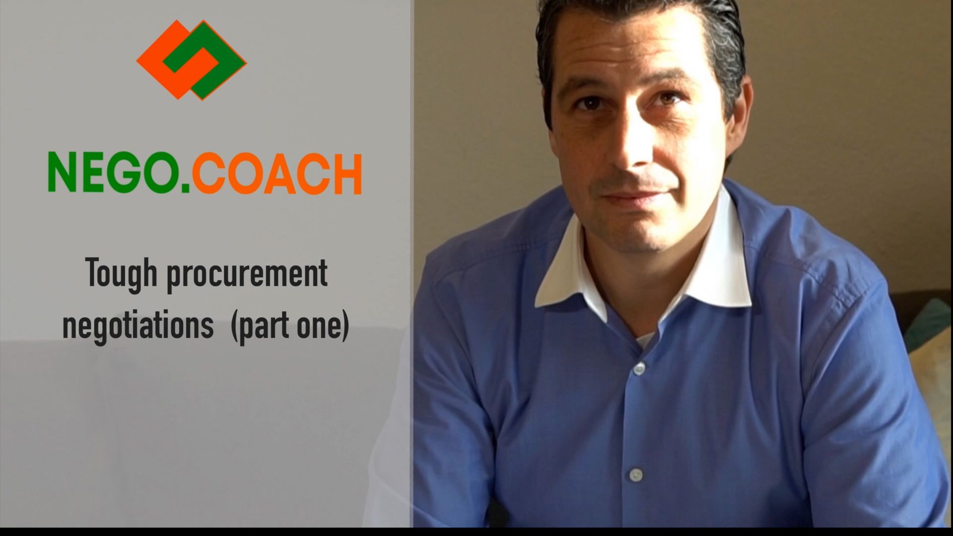 JOHANNES VON STEIN WITH TOUGH PROCUREMENT NEGOTIATIONS